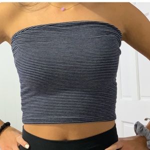 striped brandy melville tube top